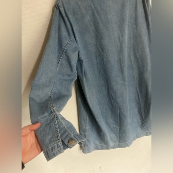 J.crew Popover dress in chambray - Picture 7 of 9